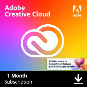 Adobe Creative Cloud All Apps – 100GB Cloud Storage (1 Device / 1 Month) – Email Delivery - Image 1